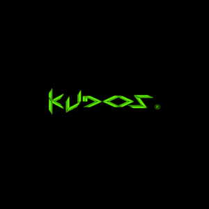 Kudos Tackle Logo text in green Custom Made Fishing Tackle accessories predominantly but not exclusively for the Carp Angling Community